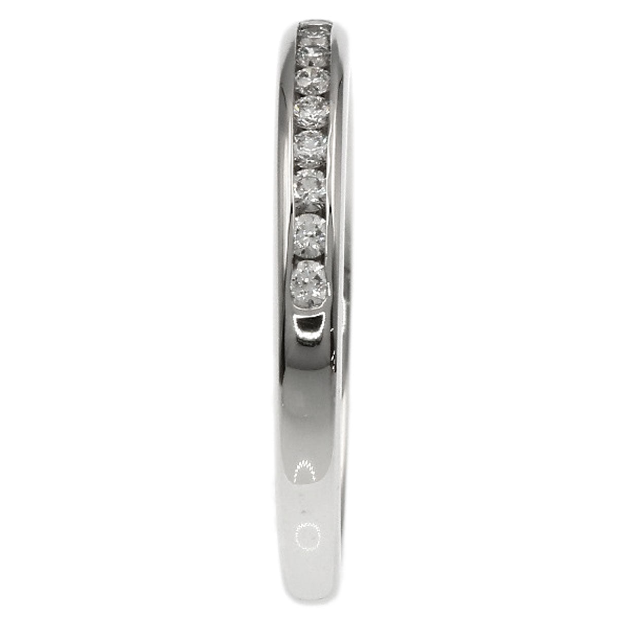 TIFFANY&Co. Half Circle Channel Setting Diamond Ring Platinum PT950 Ladies [Used]