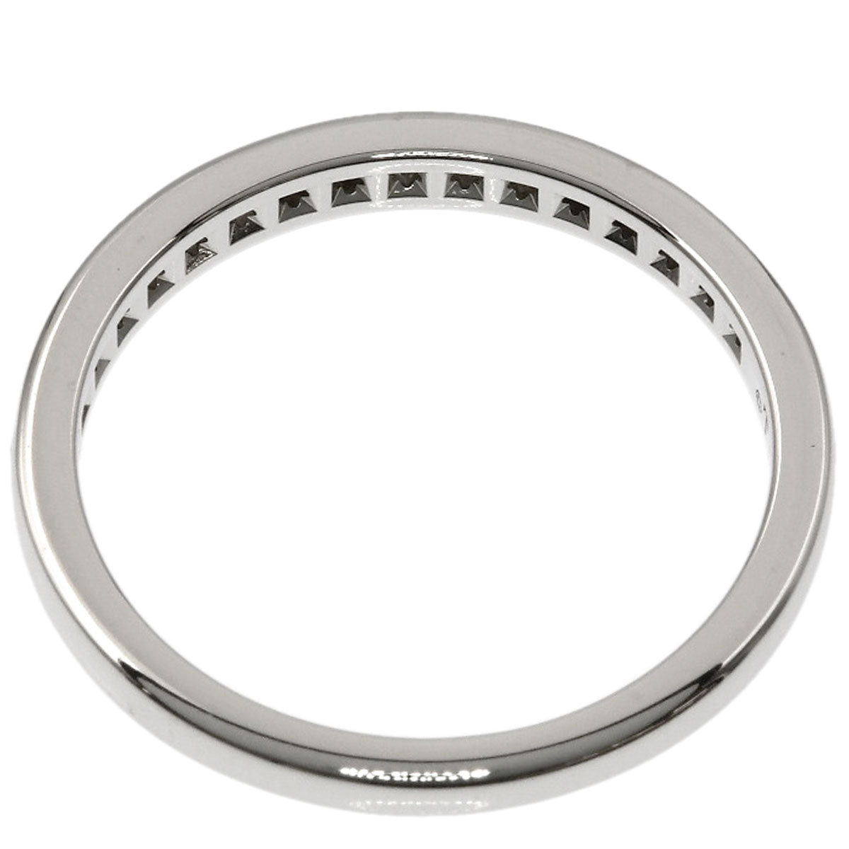 TIFFANY&Co. Half Circle Channel Setting Diamond Ring Platinum PT950 Ladies [Used]
