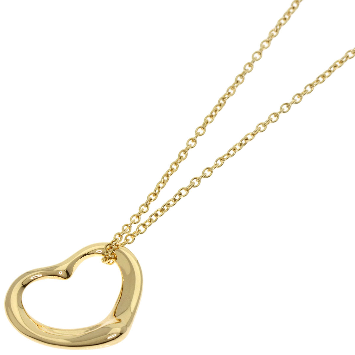 TIFFANY&Co.   Necklace Open heart K18 Yellow Gold Ladies