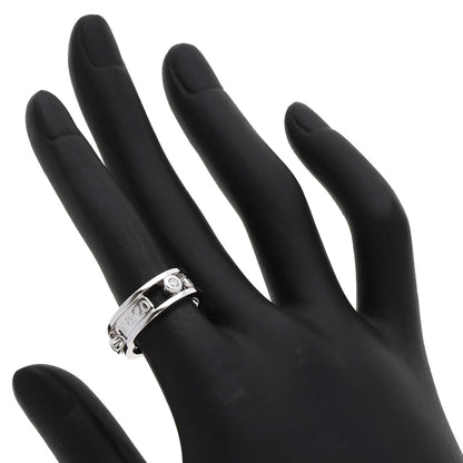 TIFFANY&Co. 1837 Element Double Wire 3P Diamond Ring K18 White Gold Ladies [Used]