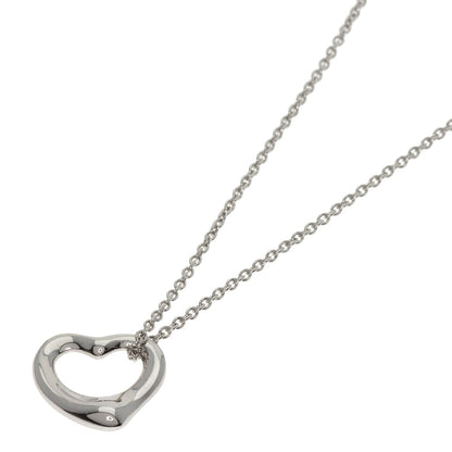 TIFFANY&Co.   Necklace Open heart Platinum PT950 Ladies