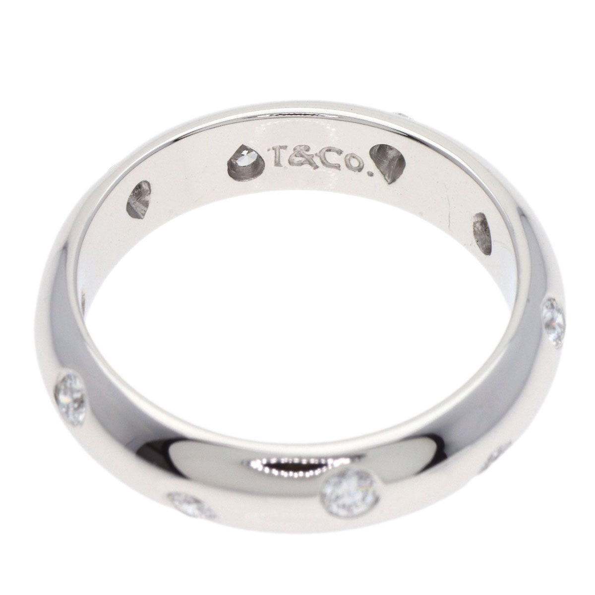 TIFFANY&Co.   Ring Dots Diamond Platinum PT950 Ladies