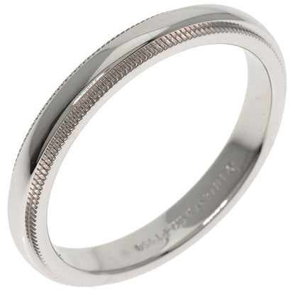 TIFFANY&Co. Milgrain Ring Platinum PT950 Ladies [Used]