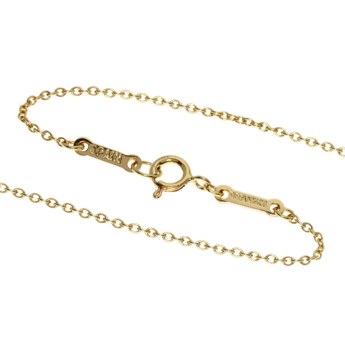 TIFFANY&Co.   Necklace Open heart K18 Yellow Gold Ladies