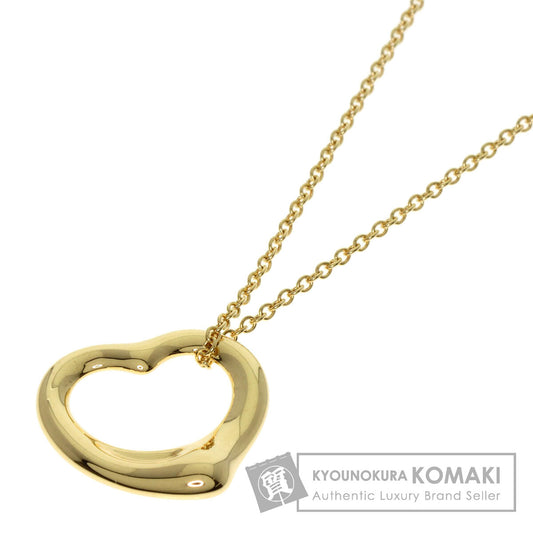 TIFFANY&Co.   Necklace Open heart K18 Yellow Gold Ladies