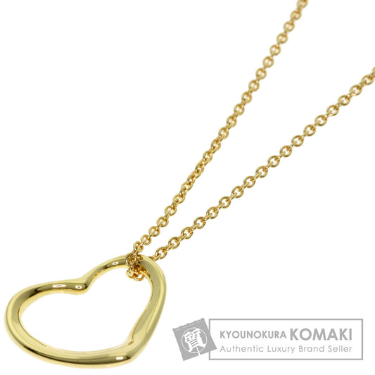 TIFFANY&Co.   Necklace Open heart K18 Yellow Gold Ladies