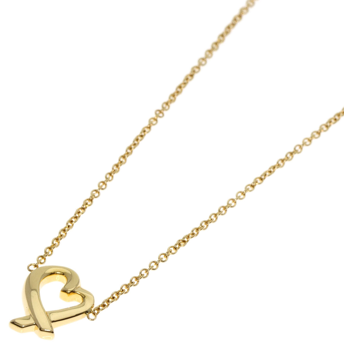 TIFFANY&Co.   Necklace Loving heart K18 Yellow Gold Ladies