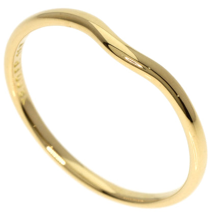 TIFFANY&Co. Curved band Ring K18 Yellow Gold Ladies [Used]