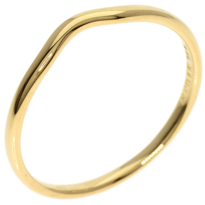 TIFFANY&Co. Curved band Ring K18 Yellow Gold Ladies [Used]