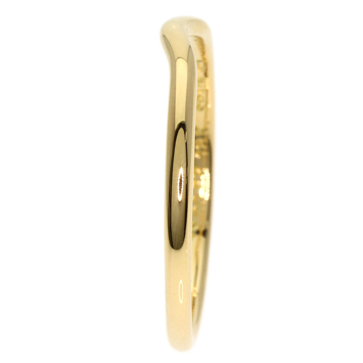 TIFFANY&Co. Curved band Ring K18 Yellow Gold Ladies [Used]