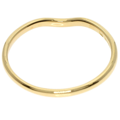 TIFFANY&Co. Curved band Ring K18 Yellow Gold Ladies [Used]