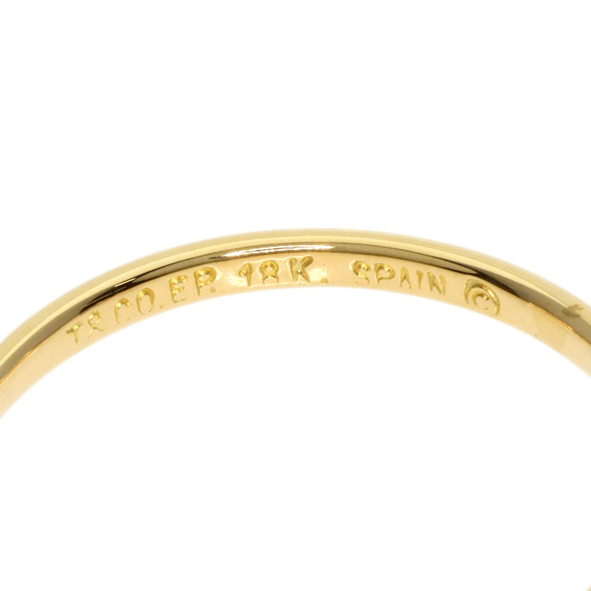 TIFFANY&Co. Curved band Ring K18 Yellow Gold Ladies [Used]