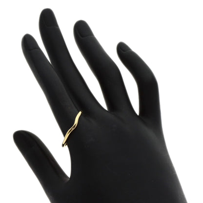 TIFFANY&Co. Curved band Ring K18 Yellow Gold Ladies [Used]