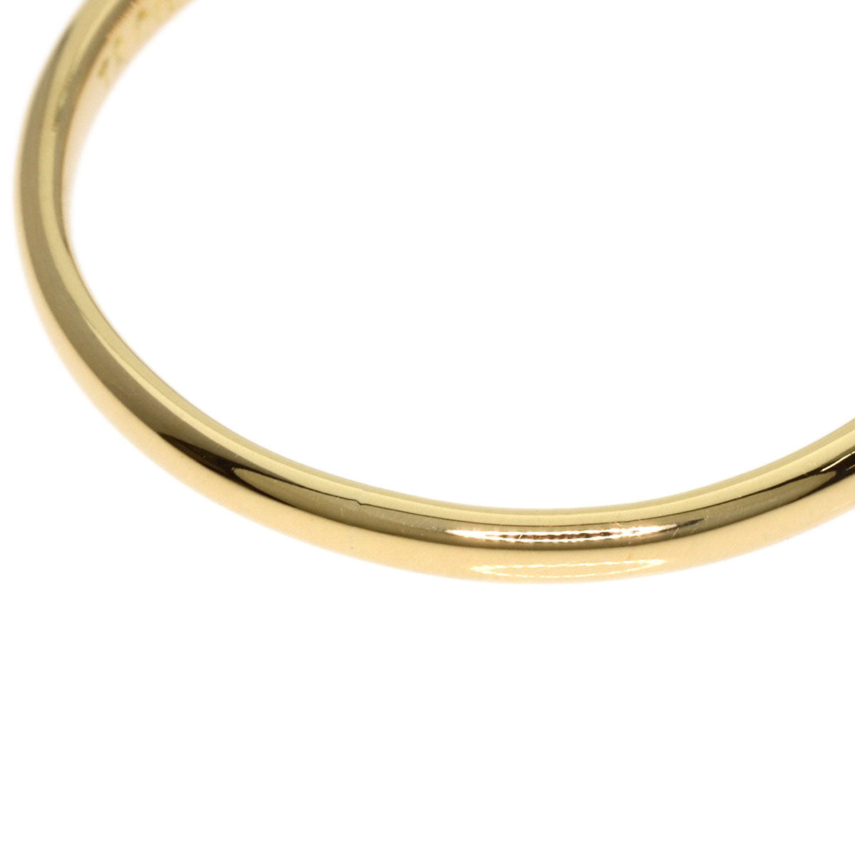 TIFFANY&Co. Curved band Ring K18 Yellow Gold Ladies [Used]