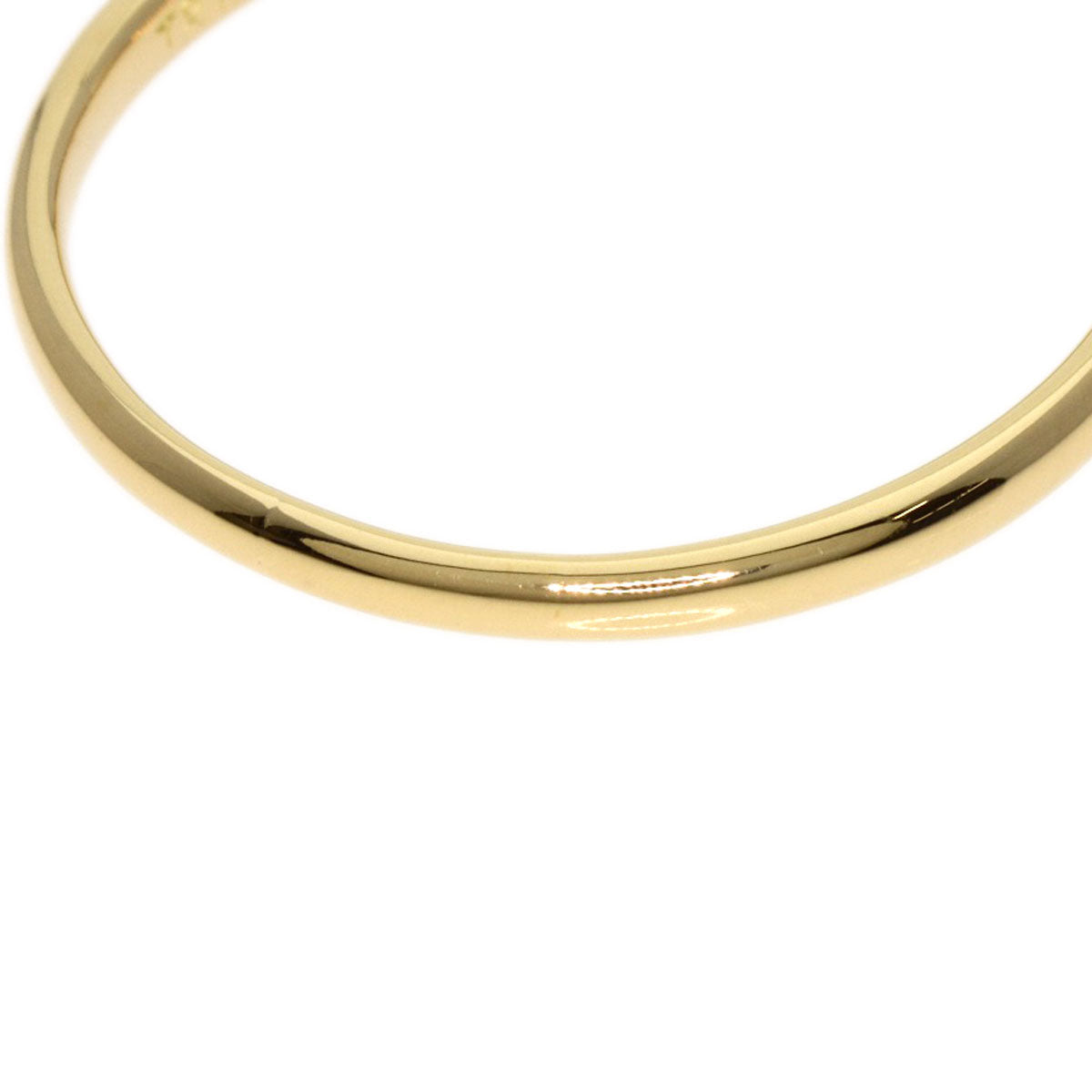 TIFFANY&Co. Curved band Ring K18 Yellow Gold Ladies [Used]