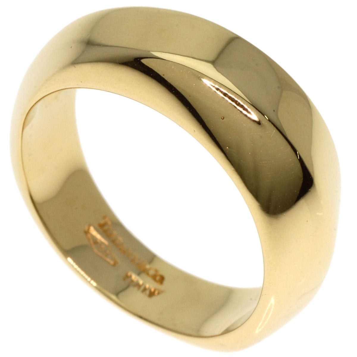 TIFFANY&Co.   Ring Knife Edge Design K18 Yellow Gold Ladies