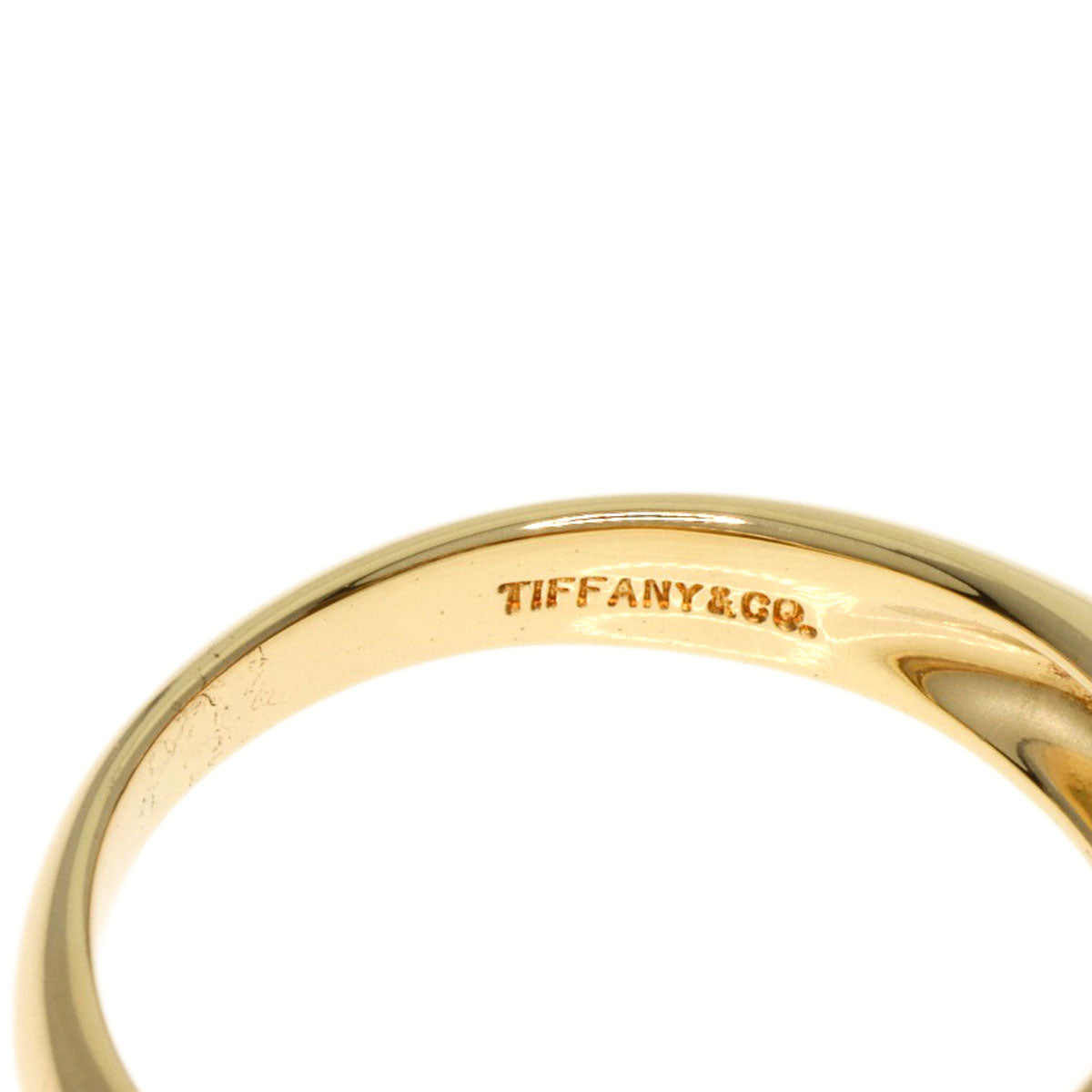 TIFFANY&Co.   Ring Heart Pave Diamond K18 Yellow Gold Ladies