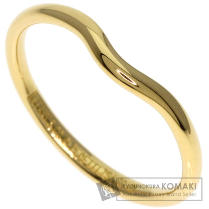 TIFFANY&Co. Curved band Ring K18 Yellow Gold Ladies [Used]