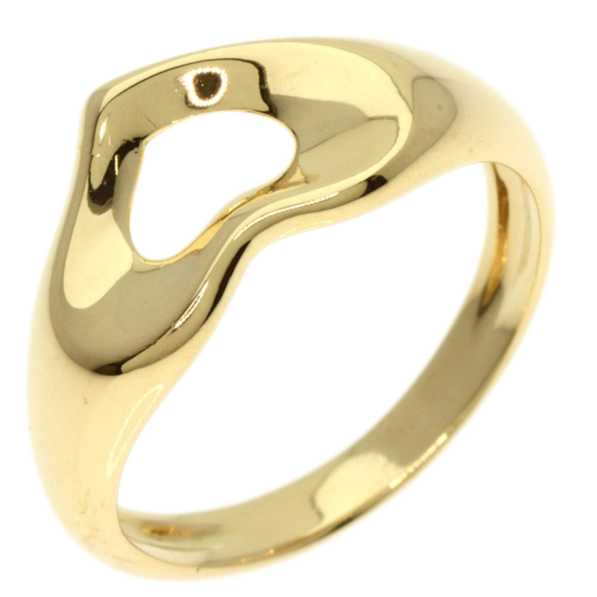 TIFFANY&Co.   Ring Open heart K18 Yellow Gold Ladies