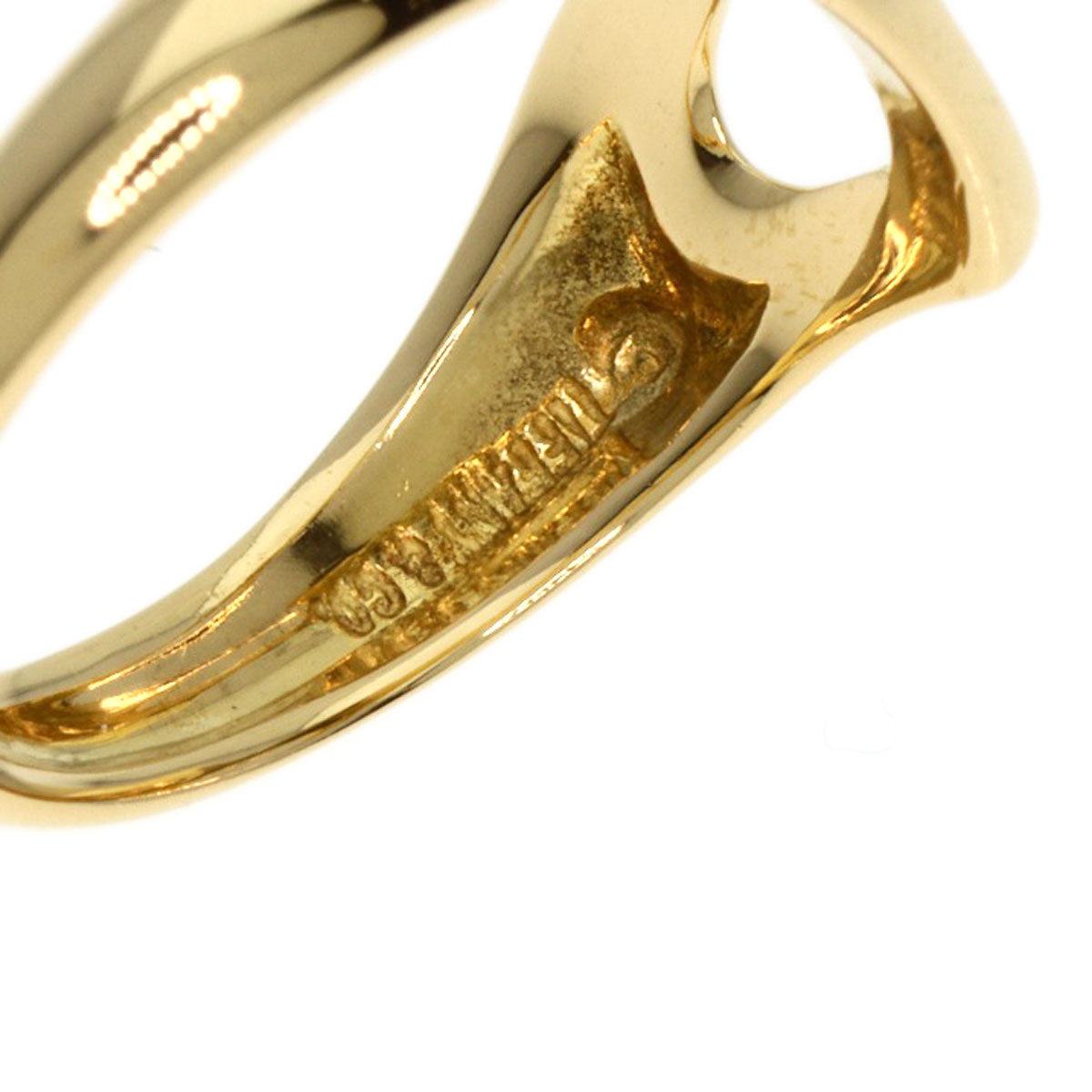 TIFFANY&Co.   Ring Open heart K18 Yellow Gold Ladies