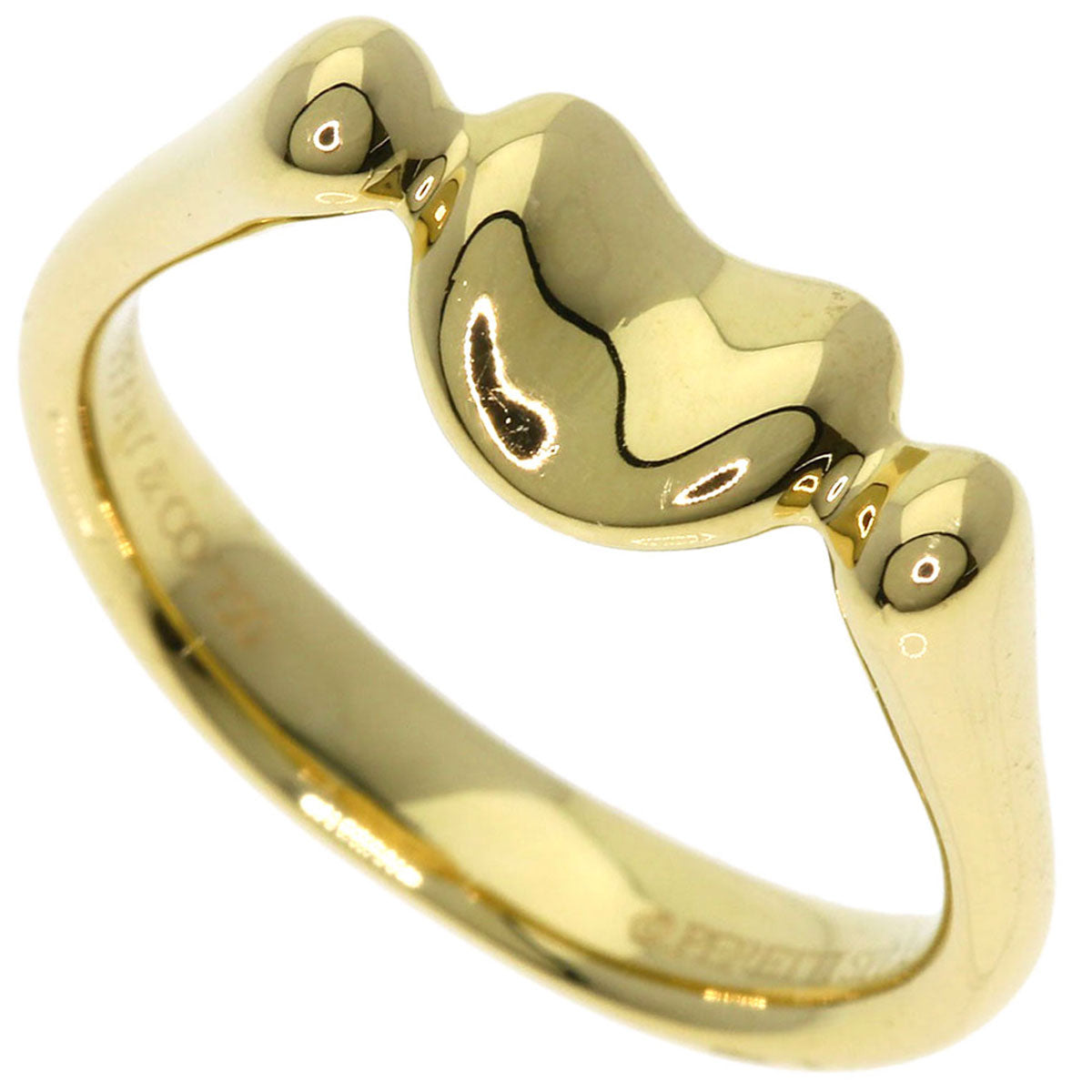 TIFFANY&Co. Bean Ring K18 Yellow Gold Ladies [Used]