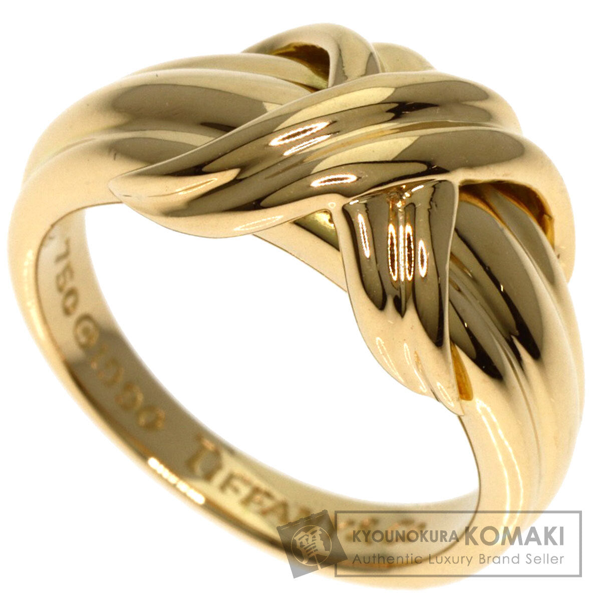 TIFFANY&Co.   Ring Signature K18 Yellow Gold Ladies