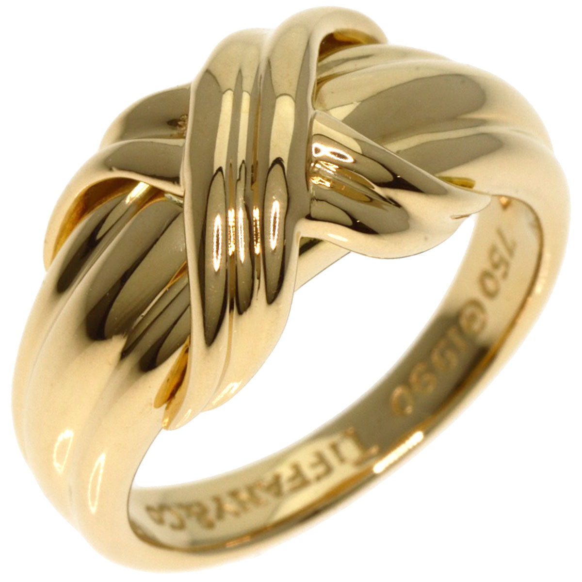 TIFFANY&Co.   Ring Signature K18 Yellow Gold Ladies