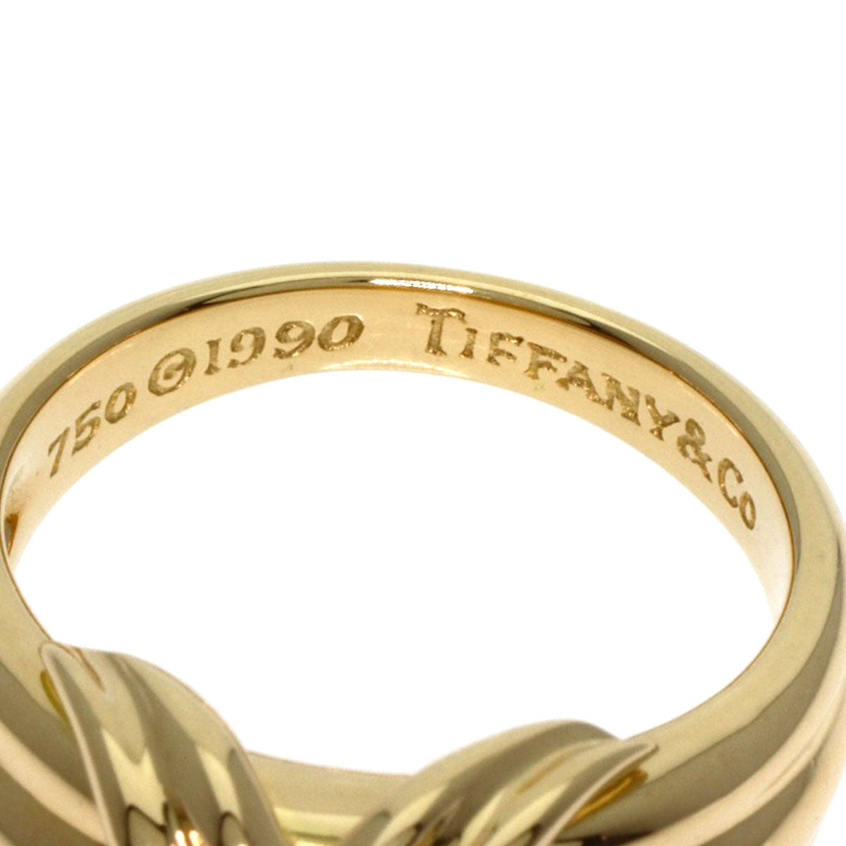 TIFFANY&Co.   Ring Signature K18 Yellow Gold Ladies