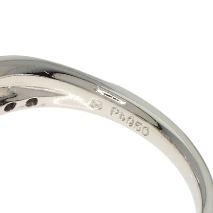 MIKIMOTO Pearl Pearl Diamond Ring Platinum PT950 Ladies [Used]