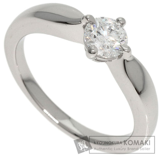 BVLGARI Dedi Carta A Venezia Diamond Ring Platinum PT950 Ladies [Used]