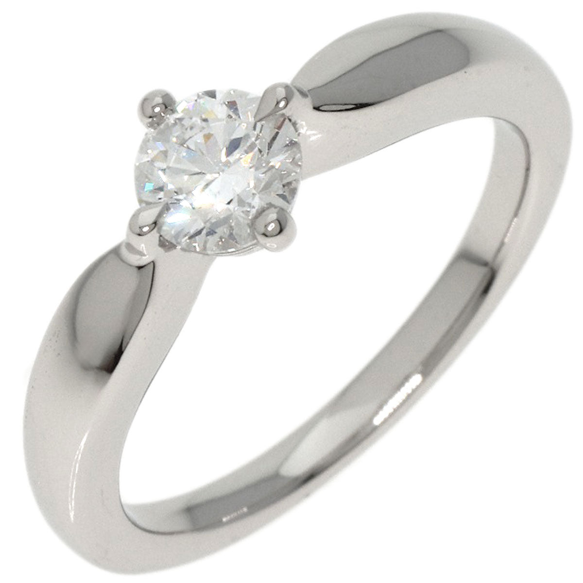 BVLGARI Dedi Carta A Venezia Diamond Ring Platinum PT950 Ladies [Used]