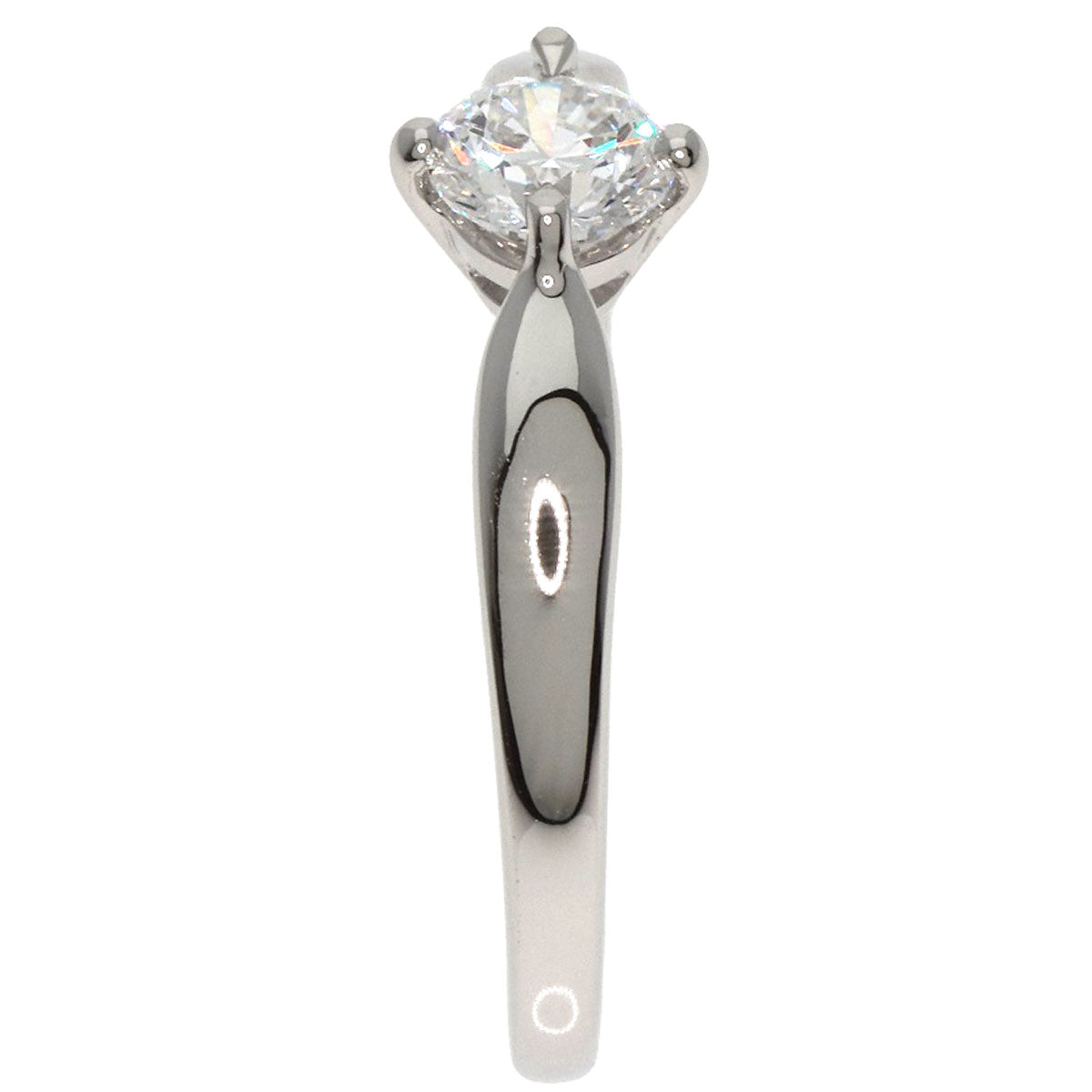 BVLGARI Dedi Carta A Venezia Diamond Ring Platinum PT950 Ladies [Used]