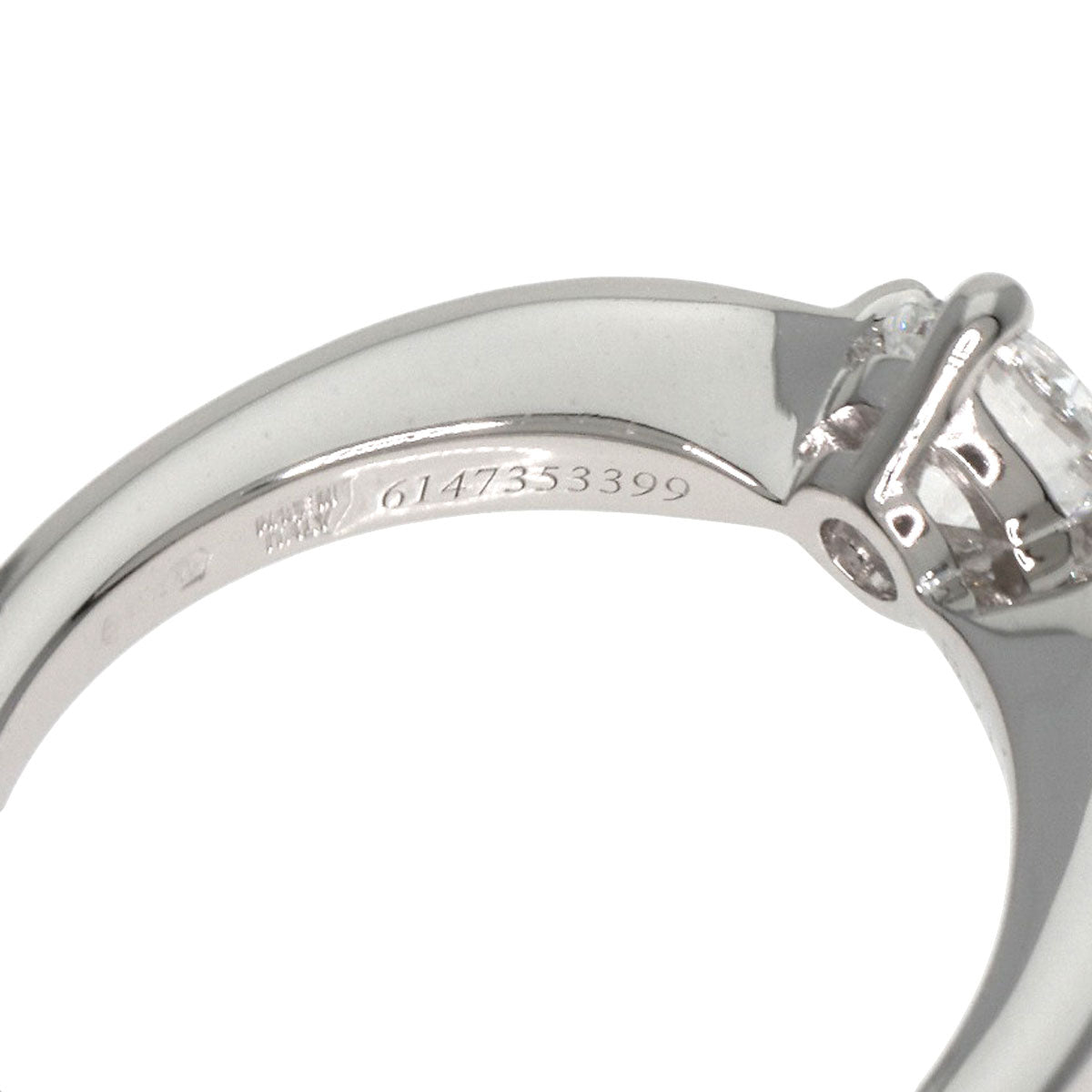 BVLGARI Dedi Carta A Venezia Diamond Ring Platinum PT950 Ladies [Used]