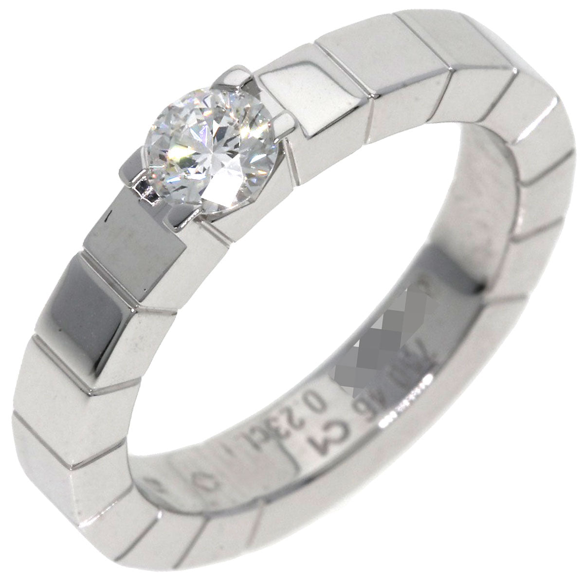 CARTIER Raniere Diamond #46 Ring K18 White Gold Ladies [Used]