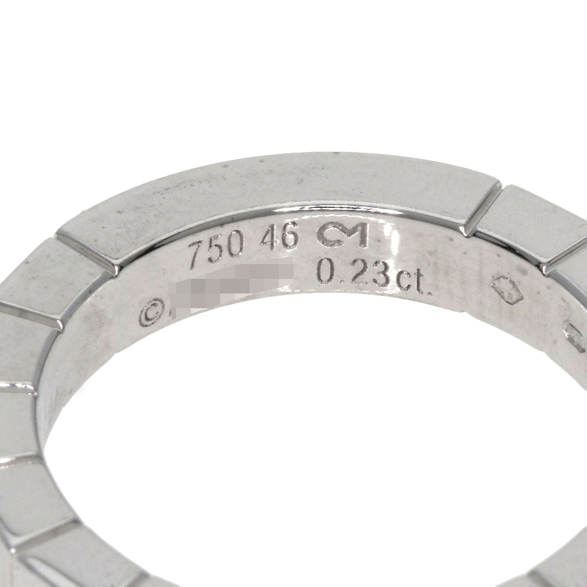 CARTIER Raniere Diamond #46 Ring K18 White Gold Ladies [Used]