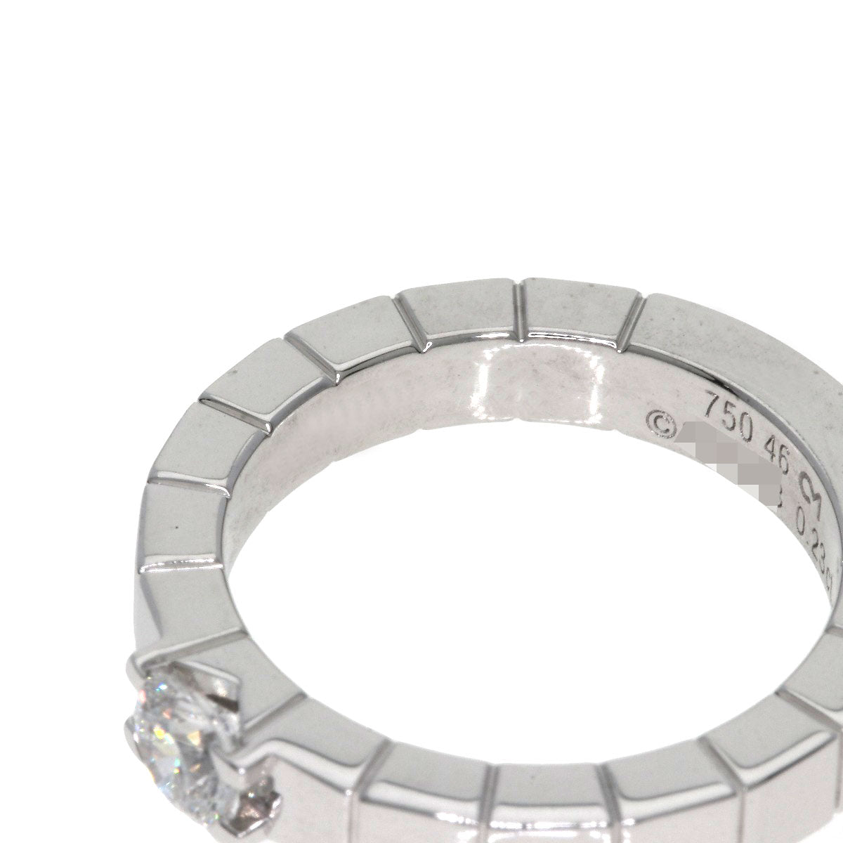 CARTIER Raniere Diamond #46 Ring K18 White Gold Ladies [Used]