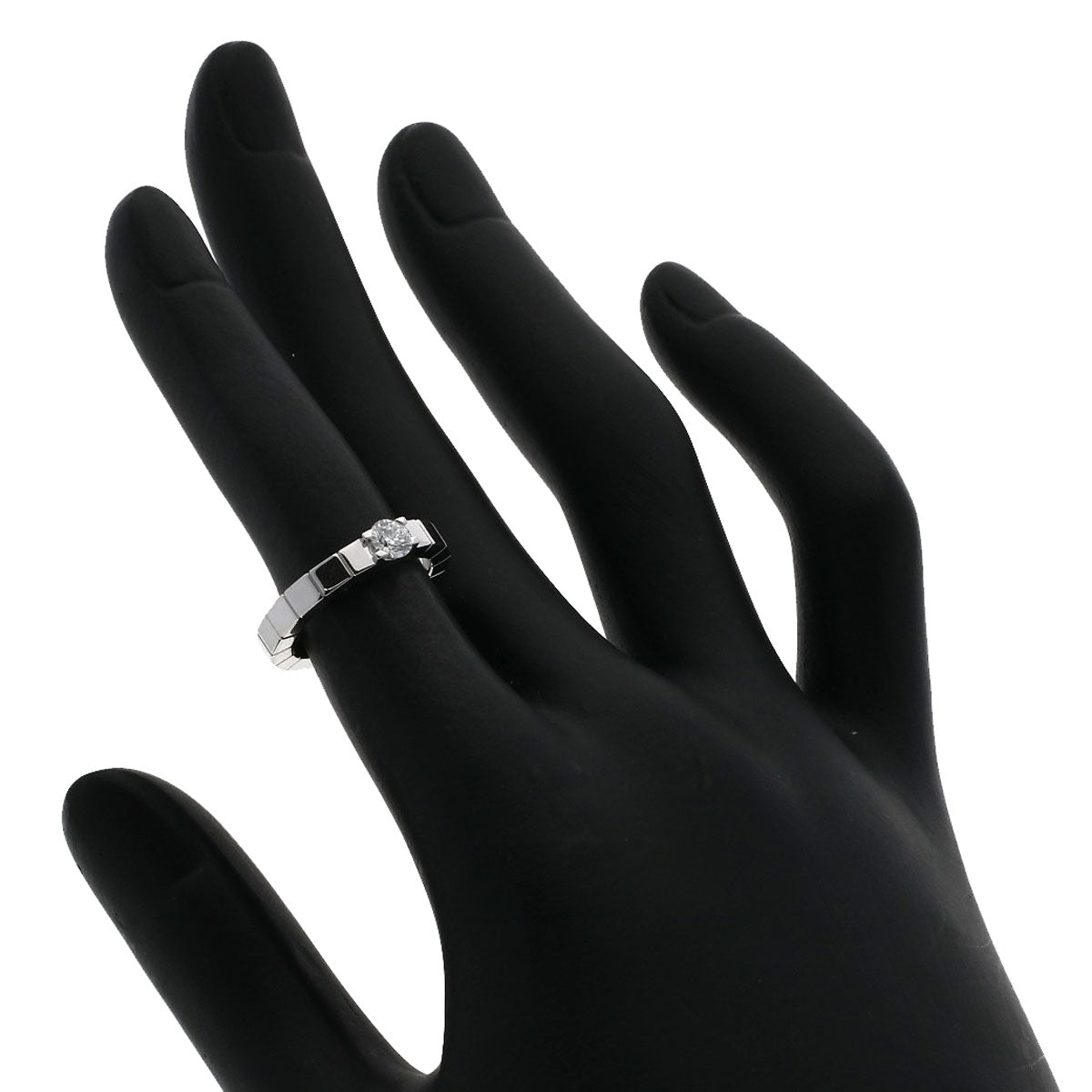 CARTIER Raniere Diamond #46 Ring K18 White Gold Ladies [Used]