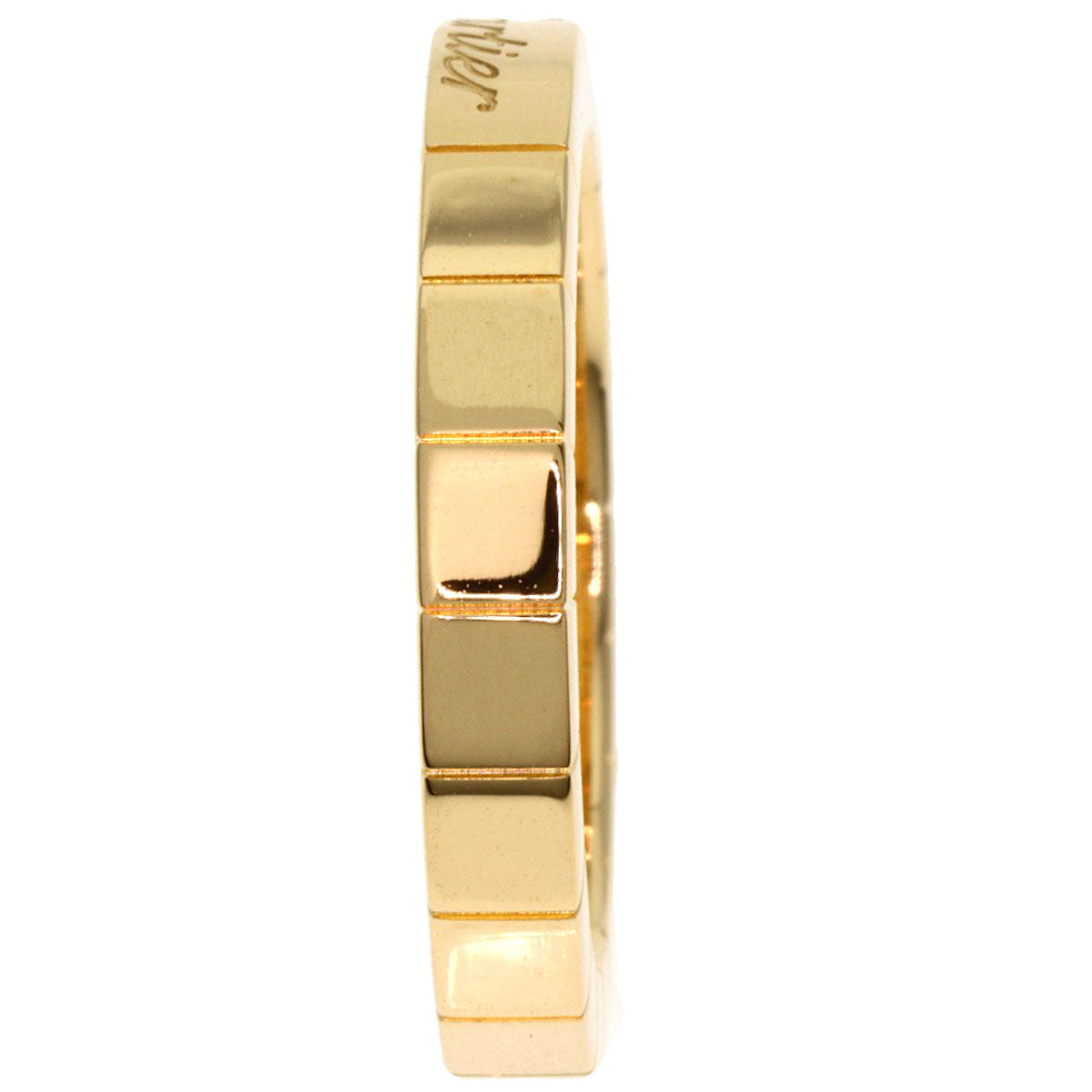CARTIER Laniere # 51 Ring K18 Yellow Gold Ladies [Used]