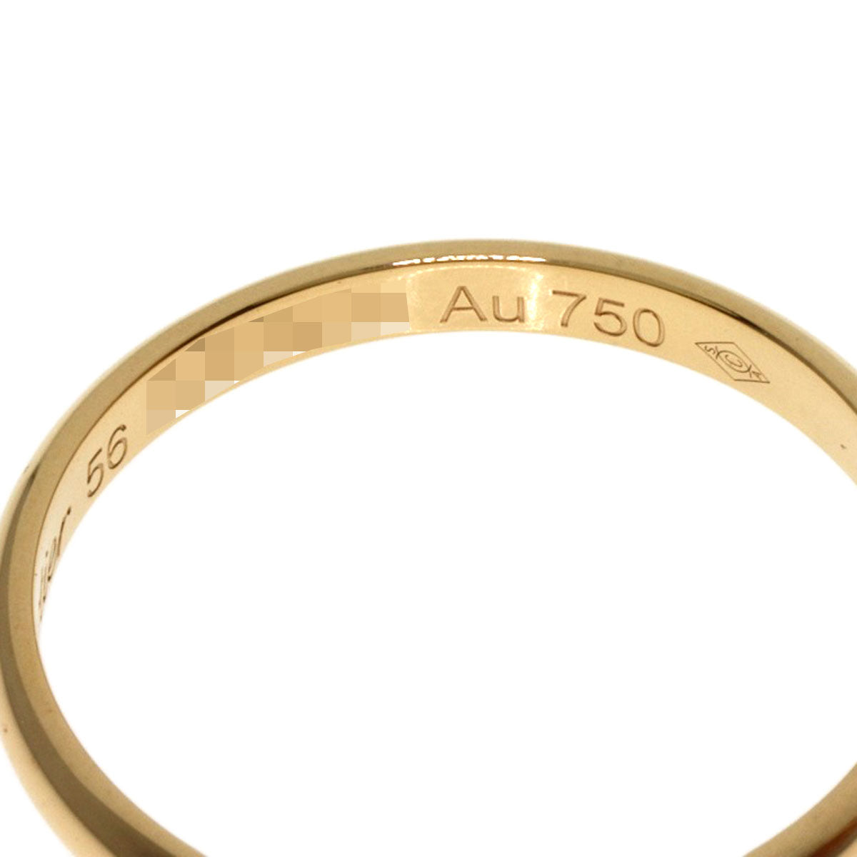 CARTIER Wedding # 56 Ring K18 Yellow Gold Ladies [Used]