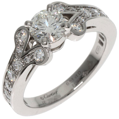 CARTIER Ballerina Diamond # 46 Ring Platinum PT950 Ladies [Used]