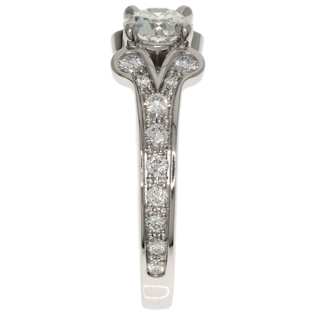 CARTIER Ballerina Diamond # 46 Ring Platinum PT950 Ladies [Used]
