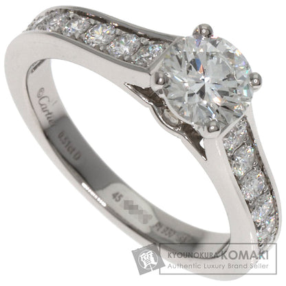 CARTIER Solitaire Diamond # 45 Ring Platinum PT950 Ladies [Used]