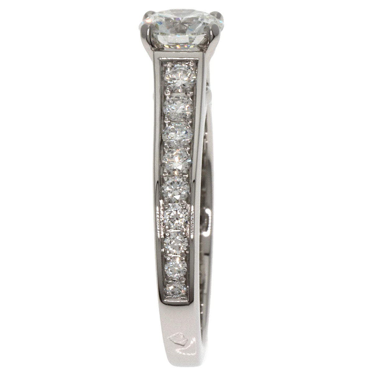 CARTIER Solitaire Diamond # 45 Ring Platinum PT950 Ladies [Used]