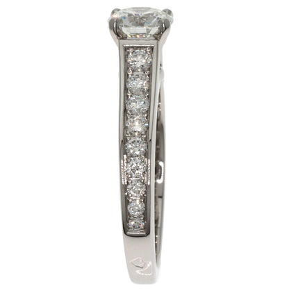CARTIER Solitaire Diamond # 45 Ring Platinum PT950 Ladies [Used]
