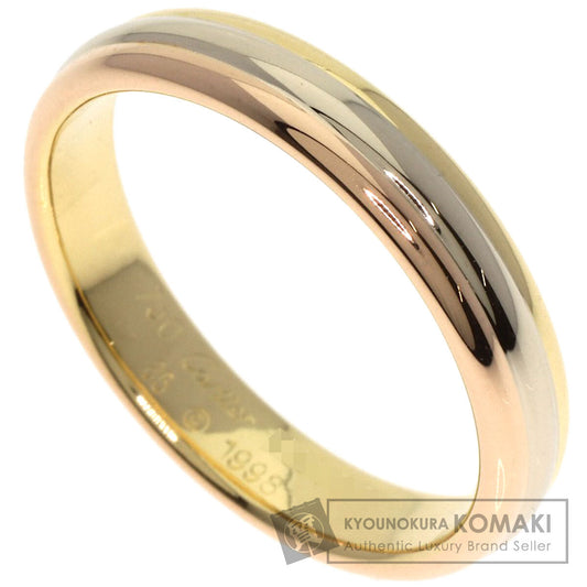 CARTIER Three color Ring K18 Yellow Gold K18 White GoldLadies [Used]