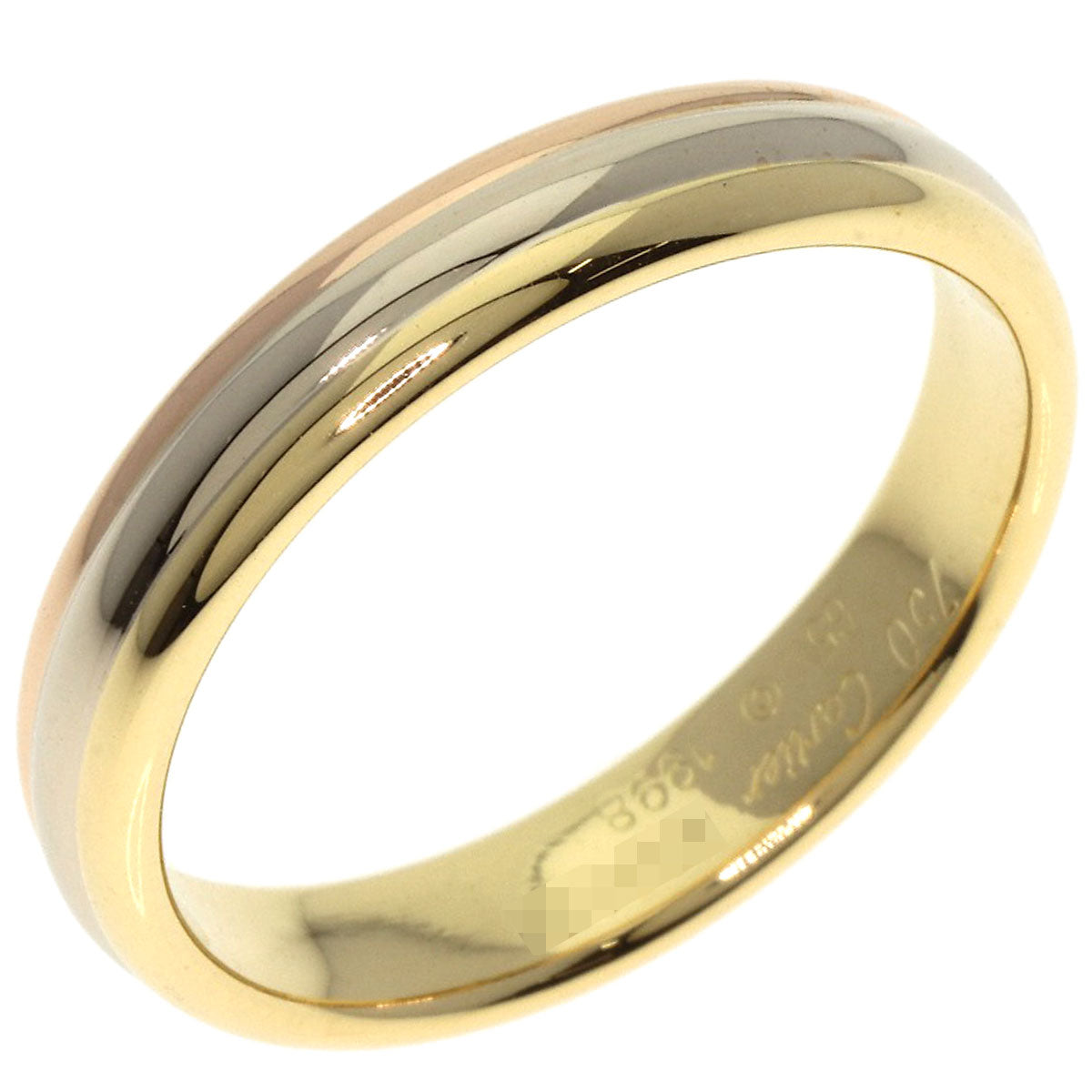 CARTIER Three color Ring K18 Yellow Gold K18 White GoldLadies [Used]