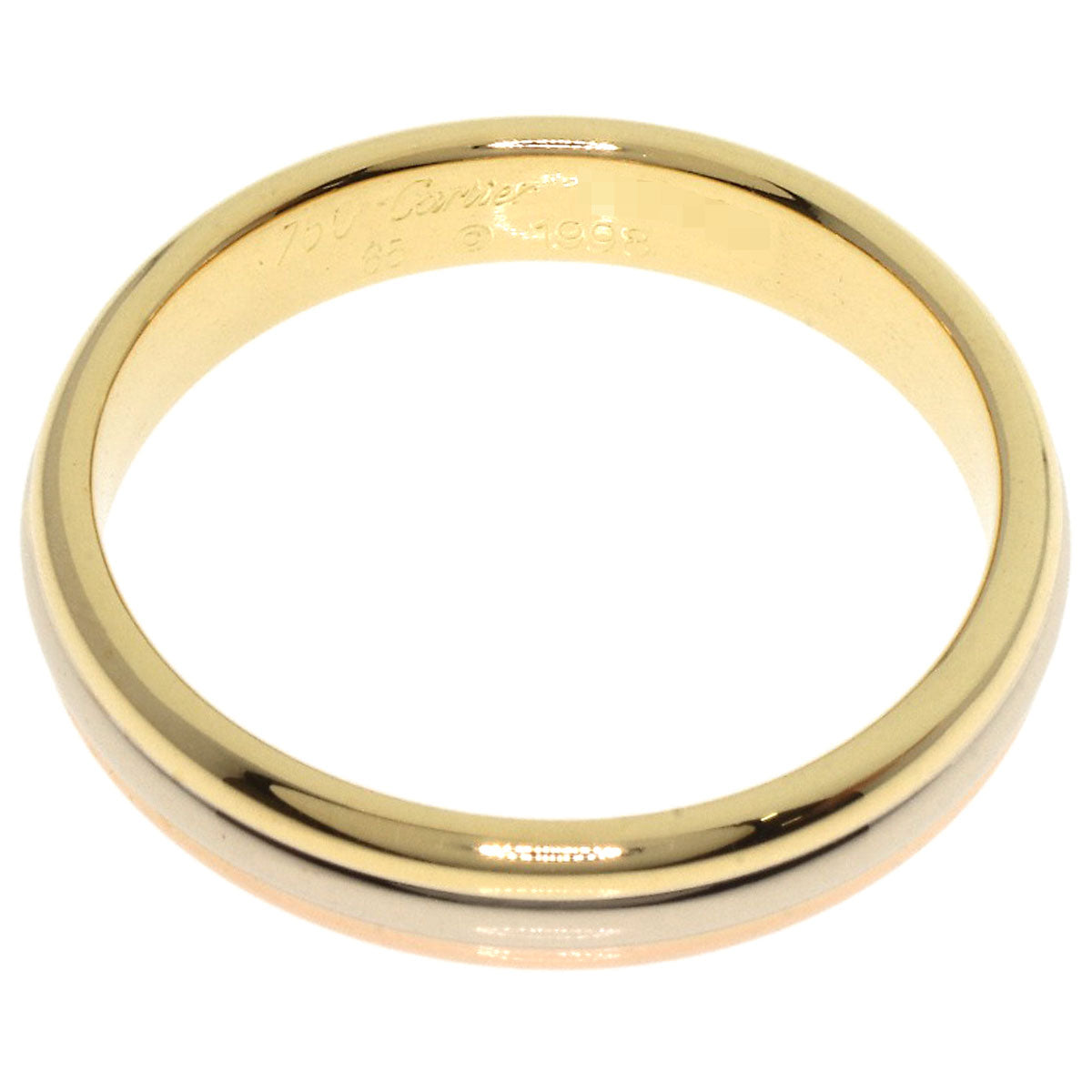 CARTIER Three color Ring K18 Yellow Gold K18 White GoldLadies [Used]