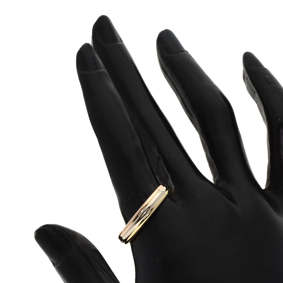 CARTIER Three color Ring K18 Yellow Gold K18 White GoldLadies [Used]