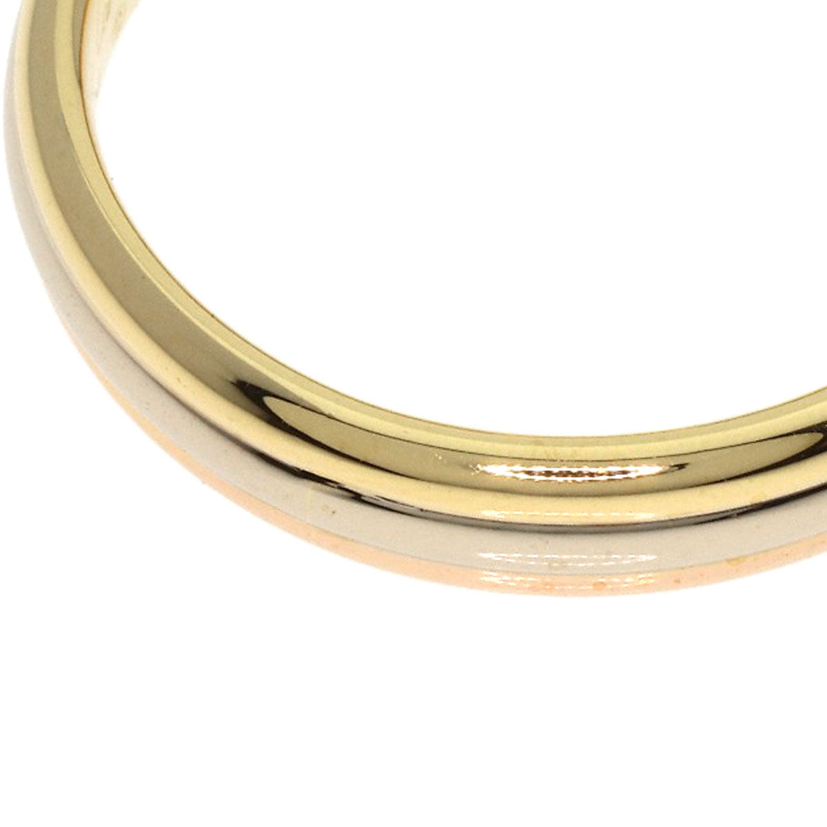 CARTIER Three color Ring K18 Yellow Gold K18 White GoldLadies [Used]