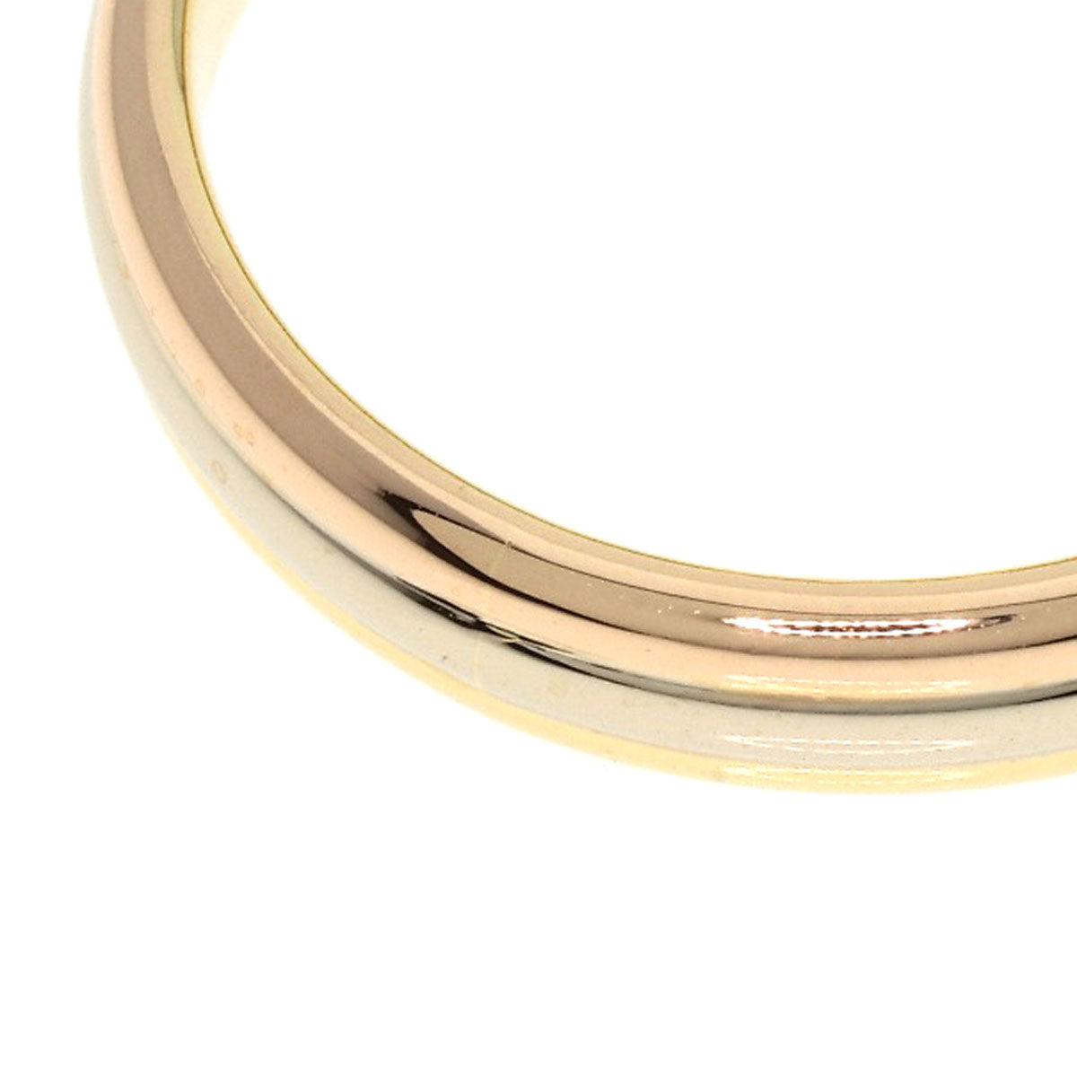CARTIER Three color Ring K18 Yellow Gold K18 White GoldLadies [Used]